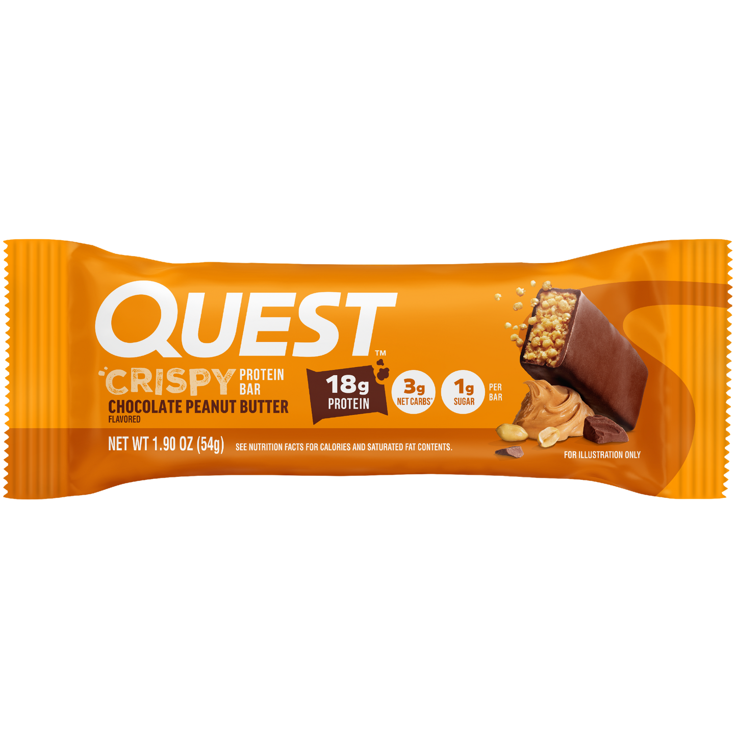chocolate-peanut-butter-crispy-hero-protein-bars-x6 400094_QN_USA_Pkg_Crispy_ProteinBar_CPB_Wrapper_3D_Front_Force.png